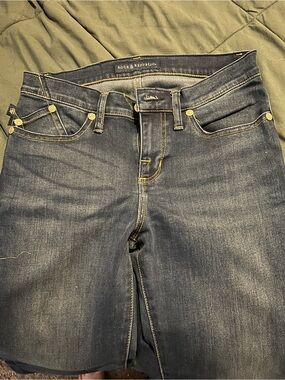 Rock & Republic Indigo Jeans with Gold Hardware